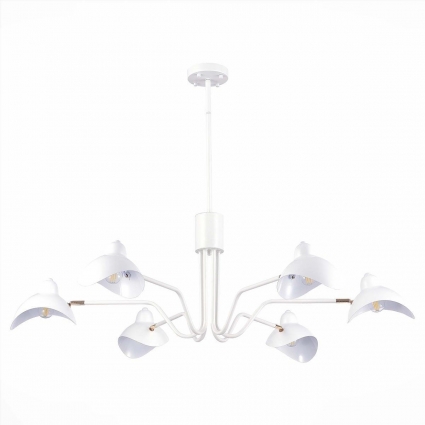 Подвесная люстра ST Luce Minne SL1801.513.06 цвет белый, мощность 360 Вт