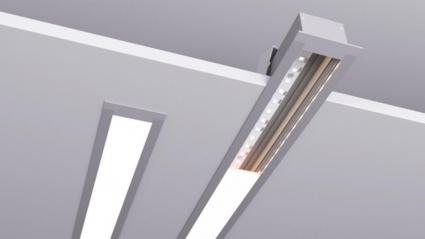 Встраиваемый светодиодный светильник Siled Linea Inner 7370005 в современном стиле, цвет белый