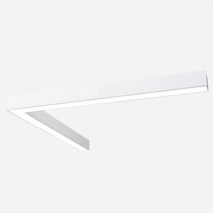 Потолочный светодиодный светильник Siled Angle-Prof 7371950 в современном стиле, цвет белый