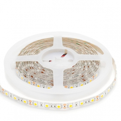 Светодиодная влагозащищенная лента Apeyron 14,4W/m 60Led/m 5050SMD теплый белый 1M 258BL, мощность 144 Вт