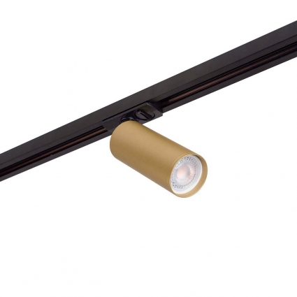 Трековый светильник Denkirs TUBE DK6202-BG в современном стиле, цвет матовое золото
