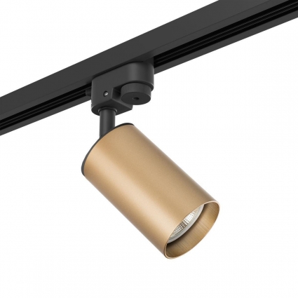 Трековый светильник Lightstar Rullo (214440+592057) R1T440 в современном стиле, цвет золотой