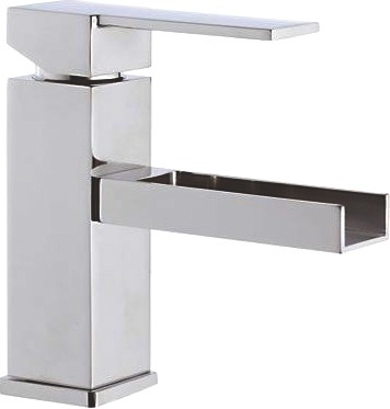 Смеситель для раковины Remer Qubika Cascata QC11 однорычажный, хром
