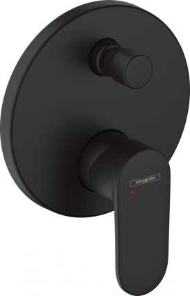 Смеситель для ванны с душем Hansgrohe Vernis Blend 71467670 матовый черный, однорычажный,  в современном стиле