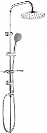 Душевая стойка ESKO ST1010 хром штанга 95 см, шланг металлический 150 см