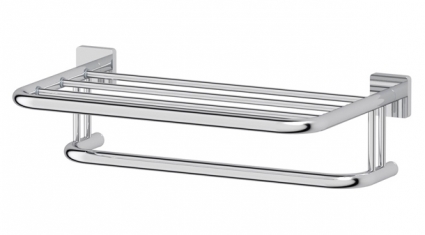 Полка Ellux Avantgarde AVA 029 для полотенец 50 см подвесная, хром