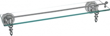 Полка Savol 68а S-06891A хром подвесная,  в стиле ретро