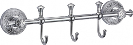 Крючок Savol 58а S-005873A хром, 30 см в стиле ретро