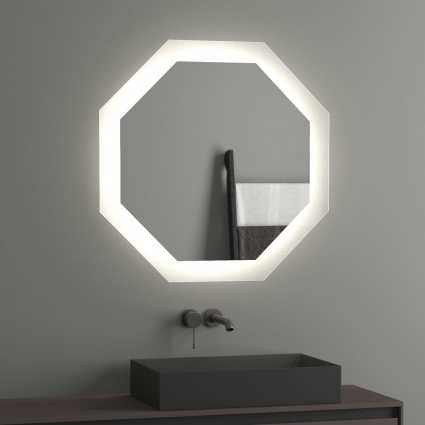 Зеркало Evoform Ledshine BY 2505 80х80 в современном стиле