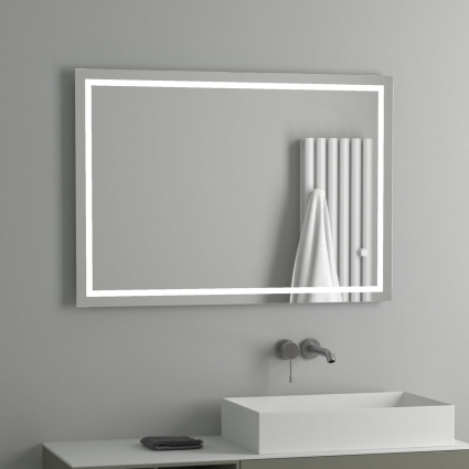 Зеркало Evoform Ledline BY 2137 100х70 в современном стиле