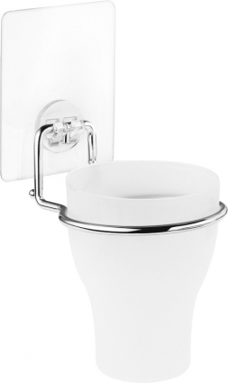 Стакан Kleber Lite KLE-LT044 хром,  в современном стиле