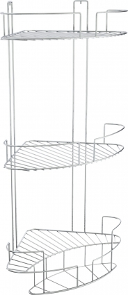 Полка Fora Balcony FOR-DIM103 3-ярусная, угловая, подвесная