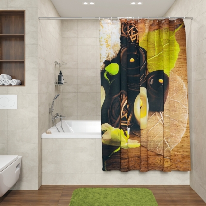 Штора для ванной Fora PH18 180х200 см, spa в современном стиле