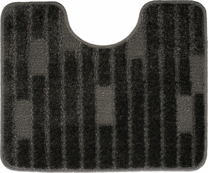 Коврик Fora Twister Black FOR-PP-TWR50-60BL черный,  в современном стиле