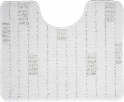 Коврик Fora Bricks White FOR-PP-BRK50-60W белый,  в современном стиле