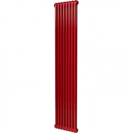 Радиатор стальной Irsap Tesi 1800 8 секций, красный, на площадь 15.55 кв.м., 36x6.5x180.2 см