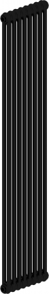 Радиатор стальной Irsap Tesi 1800 8 секций, черный, на площадь 11.66 кв.м., 36x6x180 см