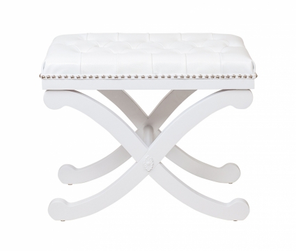 Оттоманка Mak-interior Bench белого цвета для прихожей,  стиль классический