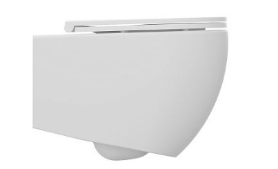Подвесной унитаз ISVEA Infinity 10NF02001SV-2L безободковый, белый, матовый, овальный, 36.5x53 см
