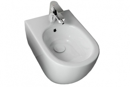 Подвесное биде ISVEA Infinity 10NF41001SV белое цвет белый, овальное, 36.5x53 см