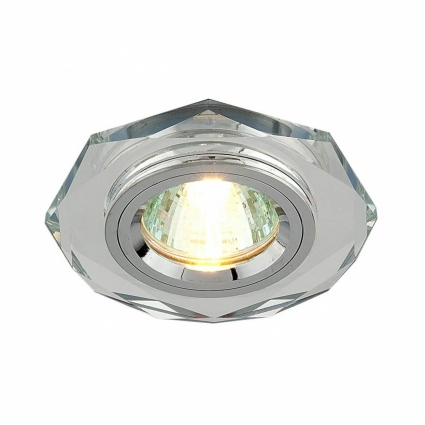 Встраиваемый светильник Elektrostandard 8020 MR16 SL зеркальный/серебро 4690389056390 в современном стиле, цвет зеркальный