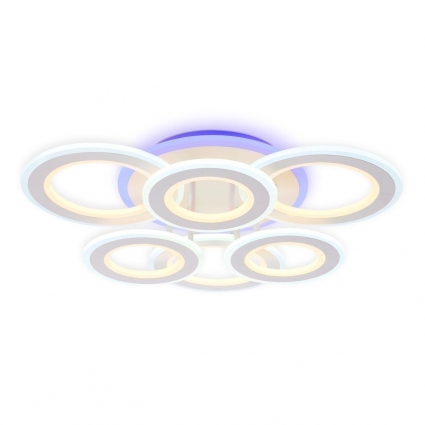 Потолочная светодиодная люстра Ambrella light Original FA8805 в стиле Хай-тек, цвет белый