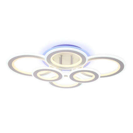 Потолочная светодиодная люстра Ambrella light Original FA8808 в стиле Хай-тек, цвет белый