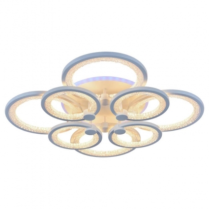 Потолочная светодиодная люстра Profit Light 8002/4+4 WHT в стиле модерн, цвет белый