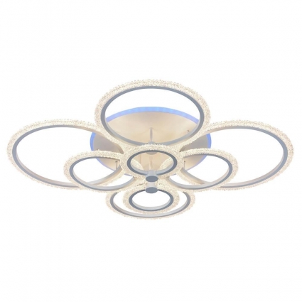 Потолочная светодиодная люстра Profit Light 8003/8 WHT в стиле модерн, цвет белый