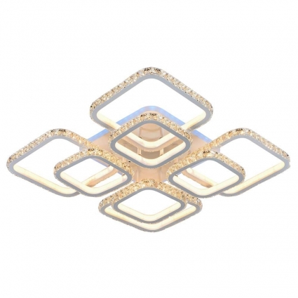 Потолочная светодиодная люстра Profit Light 8010/4+4 WHT в стиле Хай-тек, цвет белый