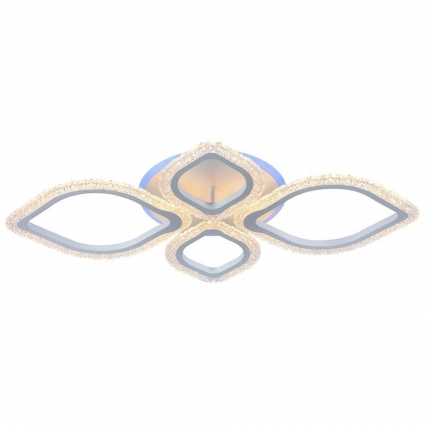 Потолочная светодиодная люстра Profit Light 8018/2+2 WHT в стиле модерн, цвет белый