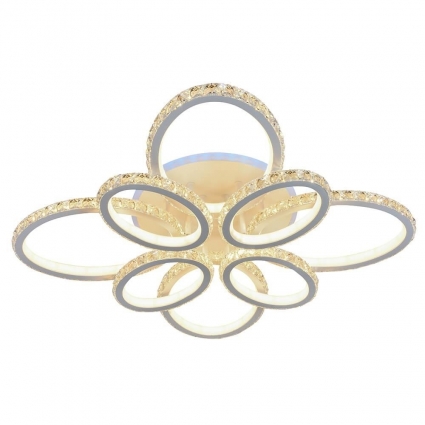 Потолочная светодиодная люстра Profit Light 8020/4+4 WHT в стиле модерн, цвет белый