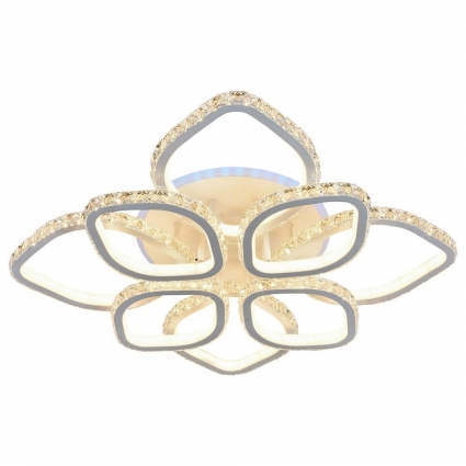 Потолочная светодиодная люстра Profit Light 8022/4+4 WHT в стиле модерн, цвет белый