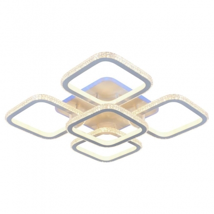Потолочная светодиодная люстра Profit Light 8023/4+1 WHT в стиле модерн, цвет белый