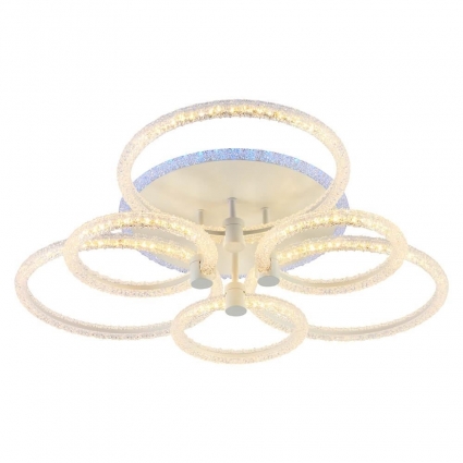 Потолочная светодиодная люстра Profit Light 8024/3+3 WHT в стиле Хай-тек, цвет белый