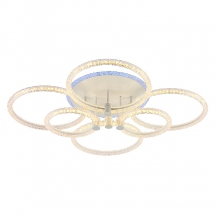 Потолочная светодиодная люстра Profit Light 8024/6 WHT в стиле Хай-тек, цвет белый