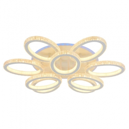 Потолочная светодиодная люстра Profit Light 8033/6+3 WHT в стиле Хай-тек, цвет белый