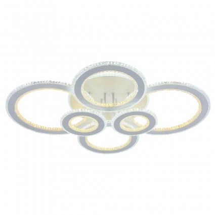 Потолочная светодиодная люстра Profit Light 8040/6 WHT в стиле Хай-тек, цвет белый