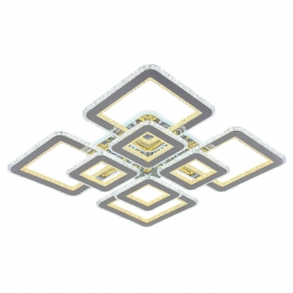 Потолочная светодиодная люстра Profit Light 8041/4+4 CHR B в стиле Хай-тек, цвет хром