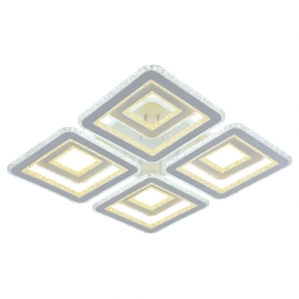Потолочная светодиодная люстра Profit Light 8041/4+4 WHT C в стиле Хай-тек, цвет белый