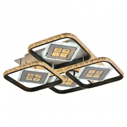 Потолочная светодиодная люстра Profit Light 8051/4 WHT+BLK A в стиле Хай-тек, цвет черный