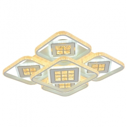 Потолочная светодиодная люстра Profit Light 8051/4+1 WHT B в стиле Хай-тек, цвет белый