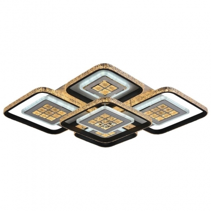 Потолочная светодиодная люстра Profit Light 8051/4+1 WHT+BLK A в стиле Хай-тек, цвет черный