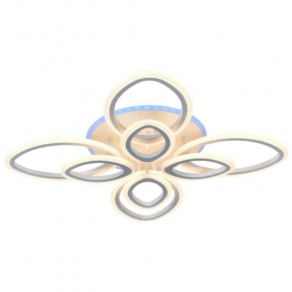 Потолочная светодиодная люстра Profit Light 8055/4+4 WHT в стиле Хай-тек, цвет белый