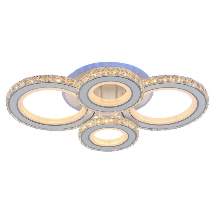 Потолочная светодиодная люстра Profit Light 8061/2+2 WHT в стиле модерн, цвет белый