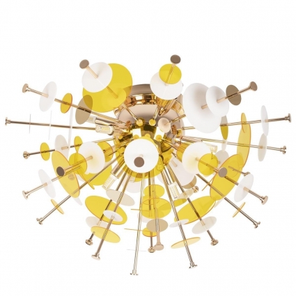 Потолочная люстра Loft IT Avenir 10137/600C Gold в стиле арт-деко, цвет золотой