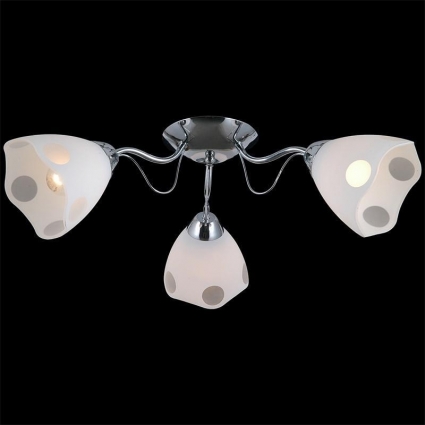 Потолочная люстра Illumico IL0017-3CSQ-79 CR в стиле модерн, цвет хром