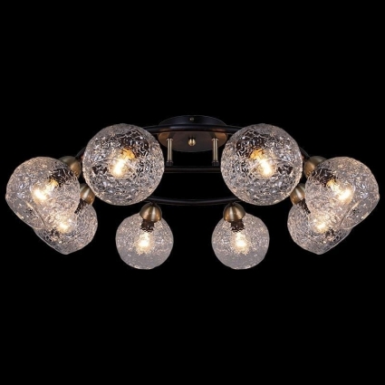 Потолочная люстра Illumico IL0296-8CSQ-79 BK AB в стиле модерн, цвет черный