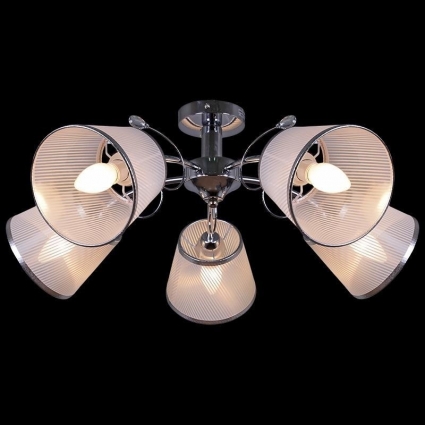 Потолочная люстра Illumico IL0338-5CSQ-29 CR в стиле модерн, цвет хром