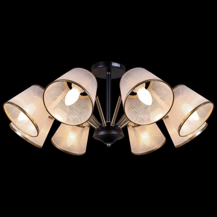 Потолочная люстра Illumico IL0344-8CSQ-79 BK AB в стиле модерн, цвет черный